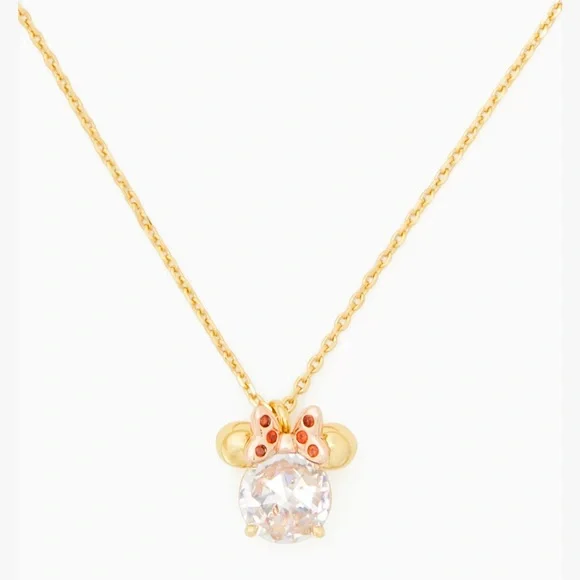 Disney X Kate Spade New York Minnie Pendant Necklace - Picture 1 of 6